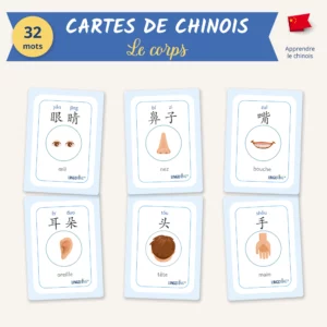 Le corps en chinois — 32 mots (PDF)