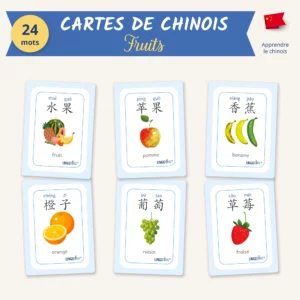 Les fruits en chinois — 24 mots (PDF)