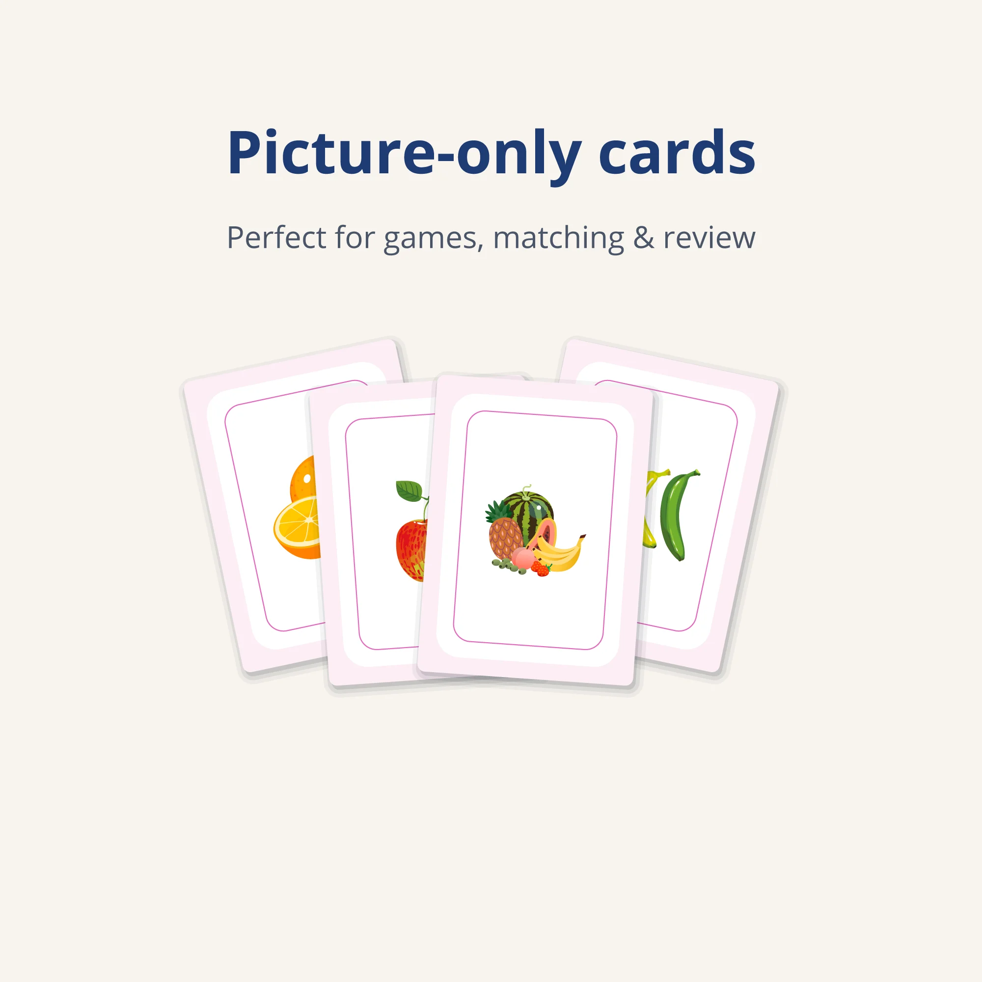 Chinese Fruit Flashcards — 24 Words (PDF) — picture cards